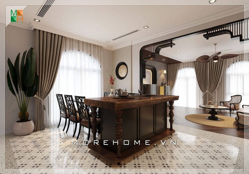 Ngắm nhìn mẫu thiết kế nội thất đẹp, sang trọng và tiện nghi để trang trí không gian phòng ăn của nhà phố, biệt thự, chung cư cao cấp.